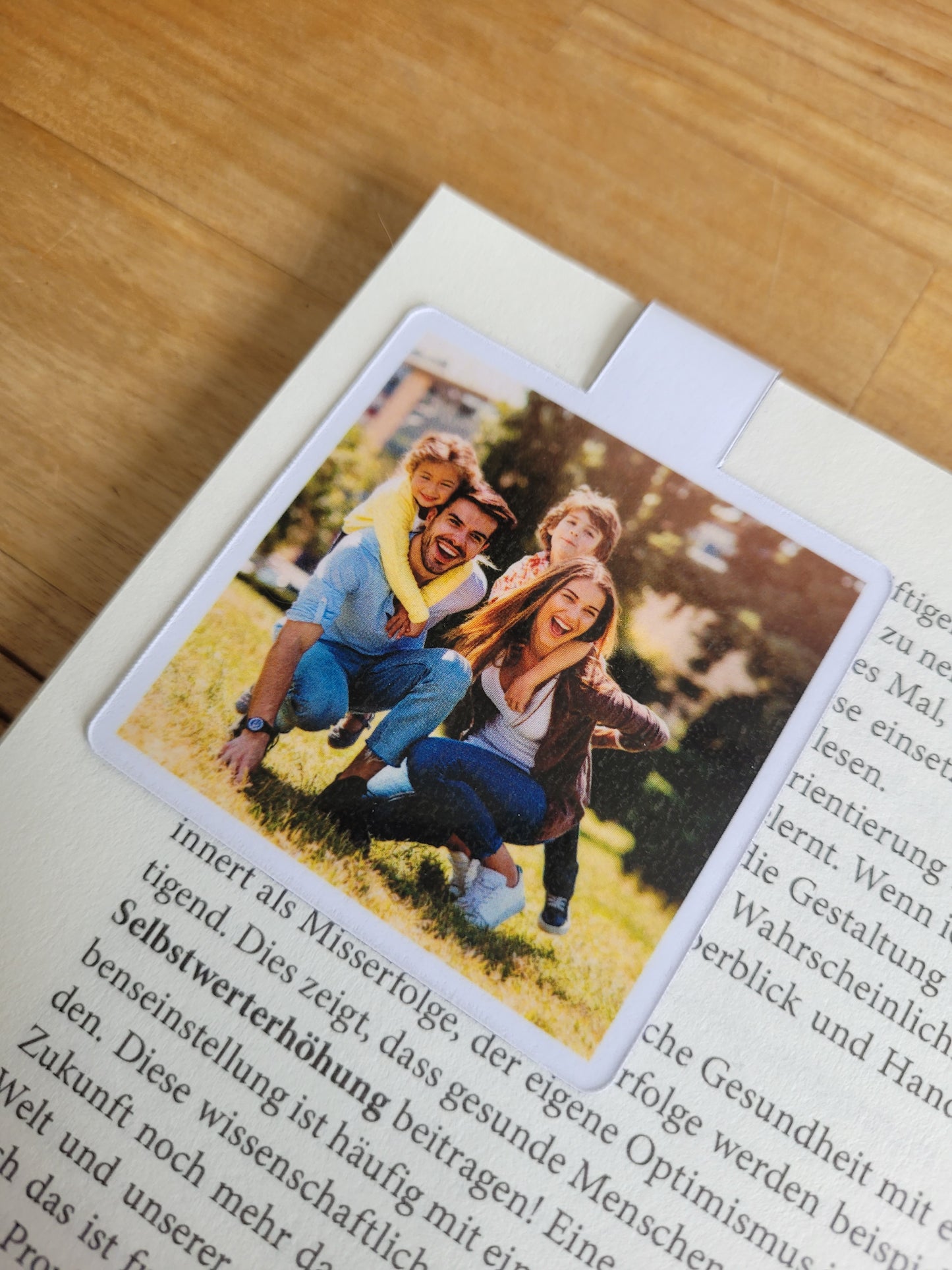 Personalisiertes Lesezeichen - Quadrat