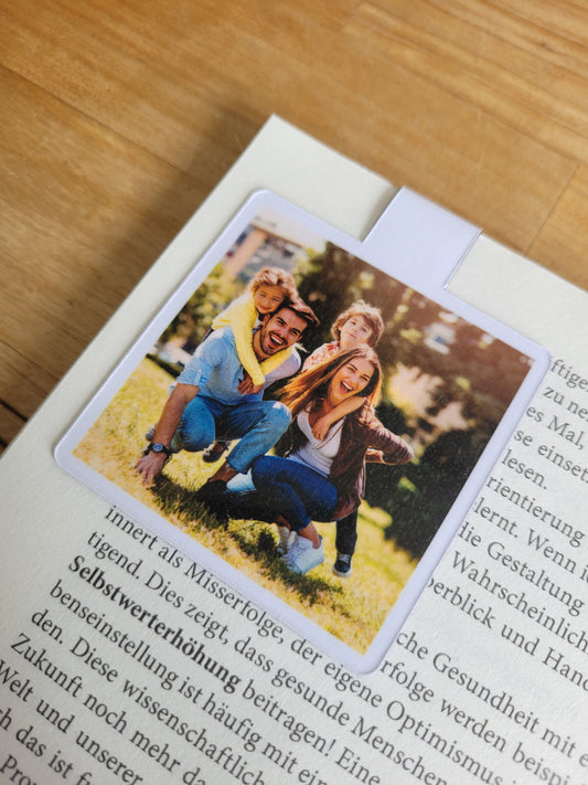 Personalisiertes Lesezeichen - Quadrat