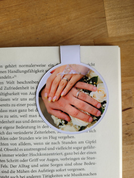 Personalisiertes Lesezeichen - Rund