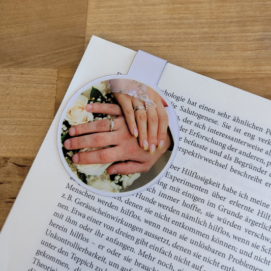 Personalisiertes Lesezeichen - Rund