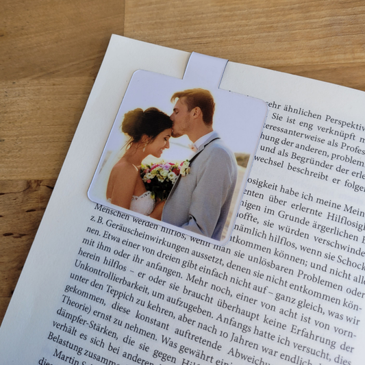 Personalisiertes Lesezeichen - Quadrat